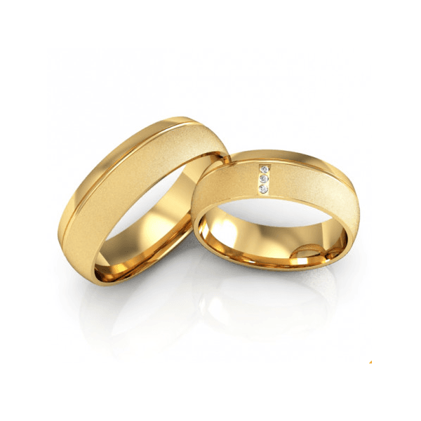Alianças de casamento Ouro 18k Jade 6mm (Par) - Joias, Anel, Brincos,  Pingente, Colares
