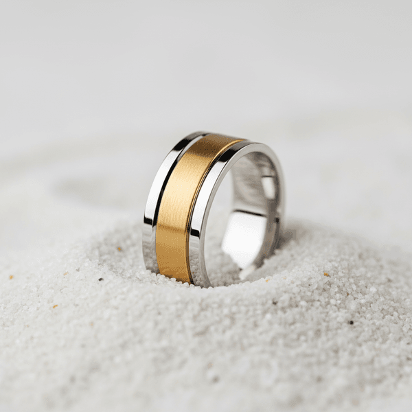 Par de Alianças Órbita 