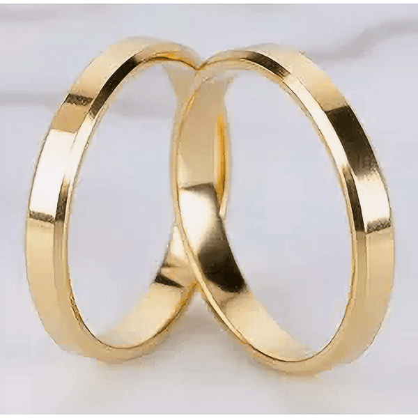 Par de Alianças Essenza 18K