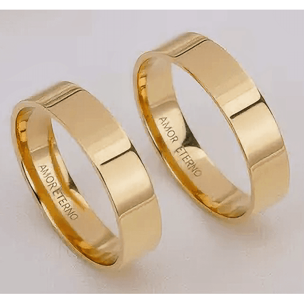 Par de Alianças Munique 18K