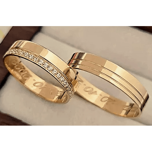 Par de Alianças Polaris 18K