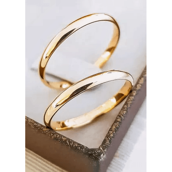 Par de Alianças Zurique 18K