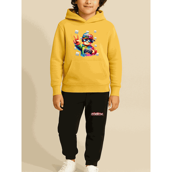 Conjunto Infantil De Moletom Quentinho Roblox