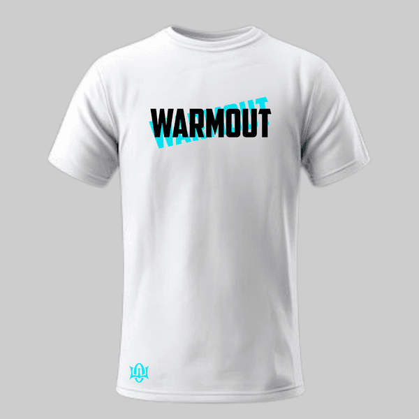 Camiseta Branca Adulto Masculina Warmout Sombreado