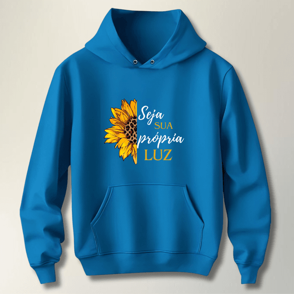 Blusa De Frio Feminina Adulta Seja Sua Própria Luz Delicada 