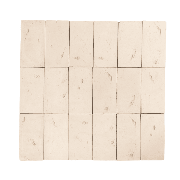 Rettangolo Terracota Bianco