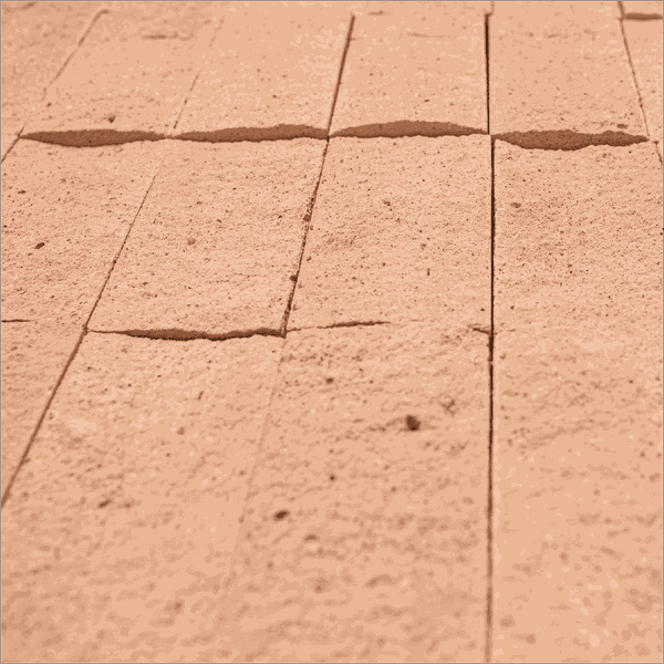 Rettangolo Pezzo Terracota