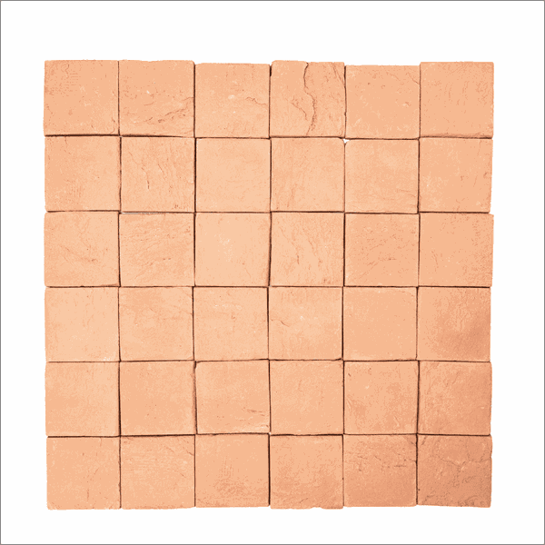 Quadratto Naturalle Rosso
