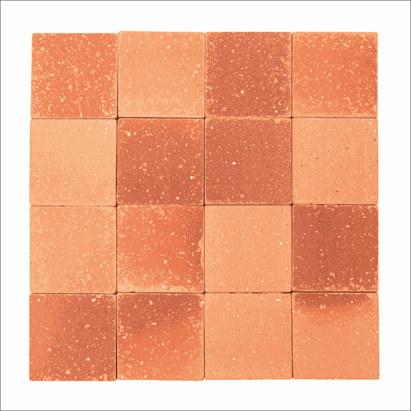 Quadratto Ruginne Rosso
