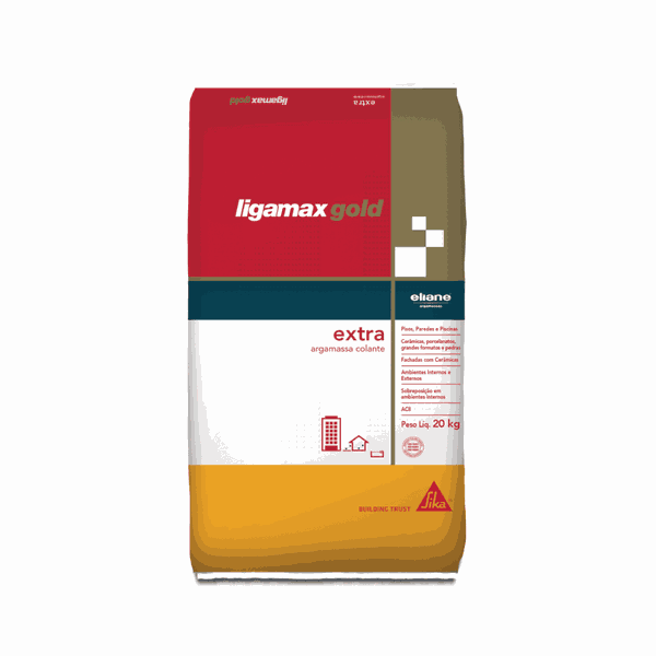 Argamassa Para Pedras Extra 20 Kg LigaMax Gold