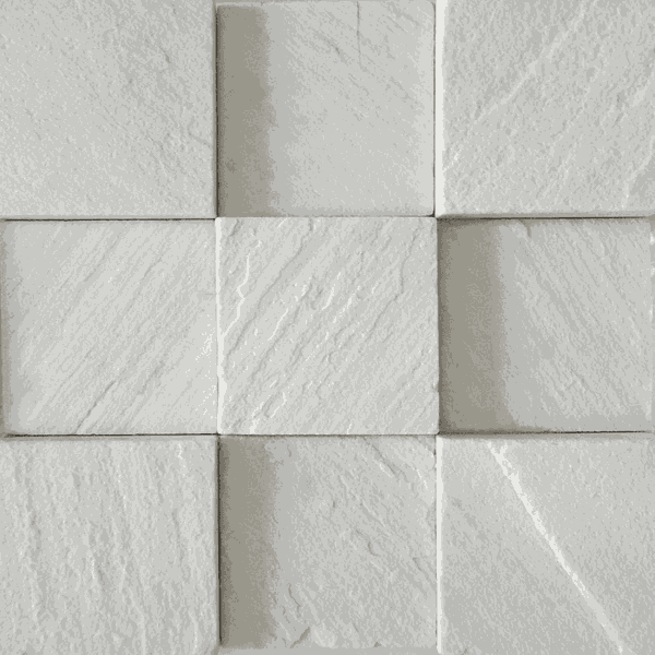 Pedra São Tomé Tipo Exportação Branca - 10 X 10cm