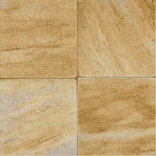 Pedra São Tomé Tipo Exportação Amarela - 37 X 37cm