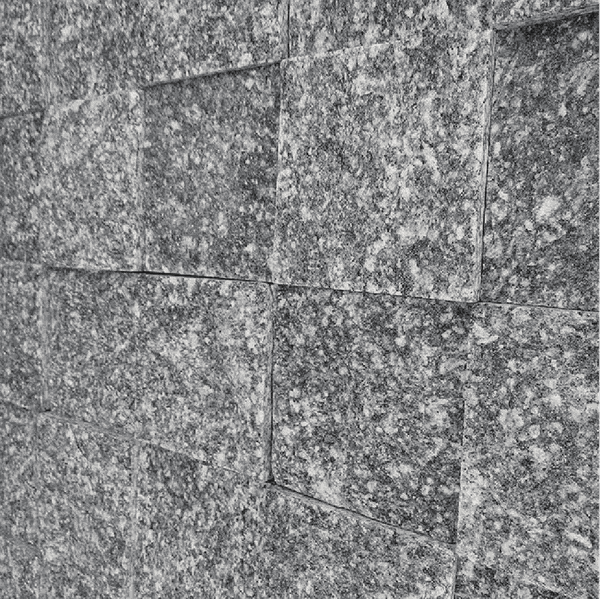 Pedra Madeira Serrada Cinza Amarrado com 0,5m² 11,5x11.5cm