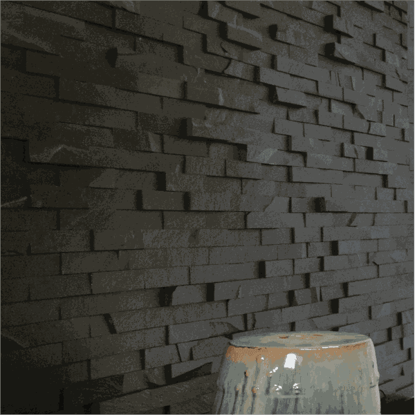 Pedra Ferro Preta 5cm Livre Pacote com 0,5m² 