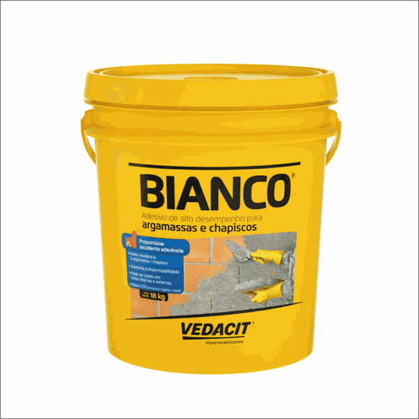 Aditivo para Chapisco Bianco 18kg Branco Vedacit