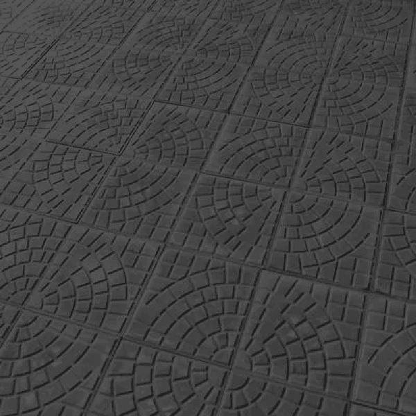 Piso Ladrilho Hidráulico Firenze Cinza 30,7x30,7cm Caixa com 0,47 m²