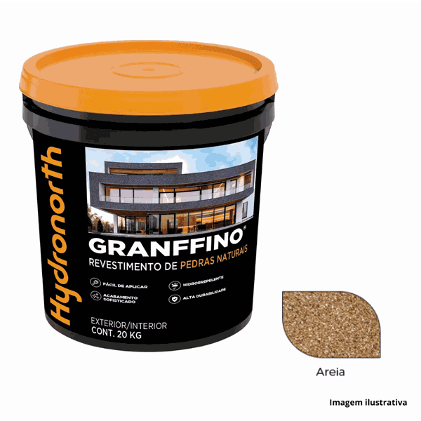 Textura Pedras Naturais Granffino - Areia - 20kg