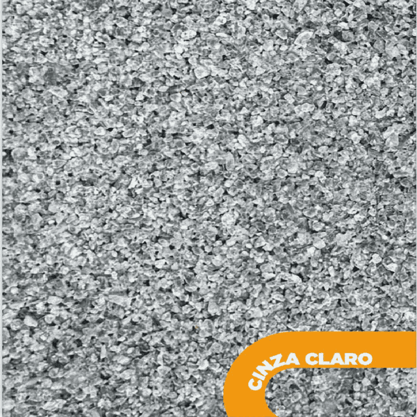 Textura Pedras Naturais Granffino - Cinza Claro - 20kg