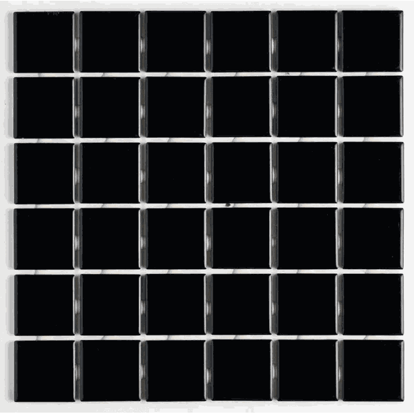 Pastilha de Porcelana 5x5 - B-2105 Preto Caixa 1,41m² Atlas