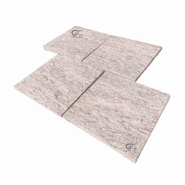 Pedra Madeira Serrada Rosa 1m² 23x23cm