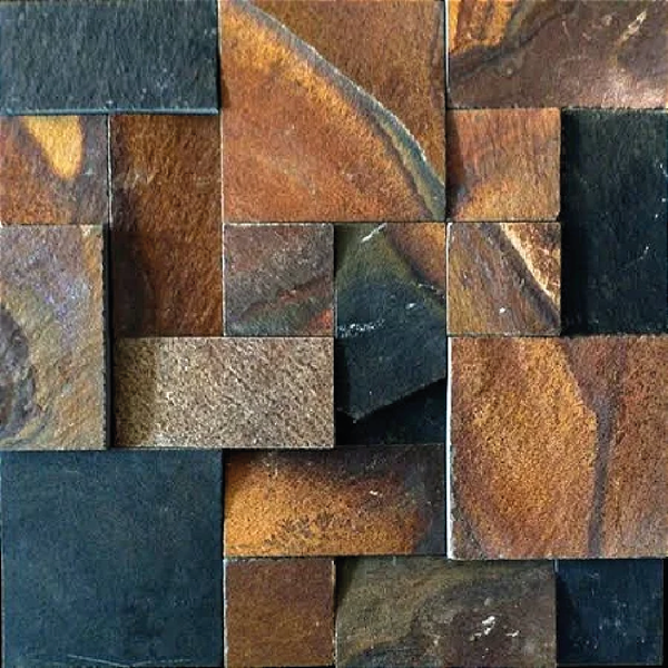 Revestimento Telado Pedra Ferro Preto