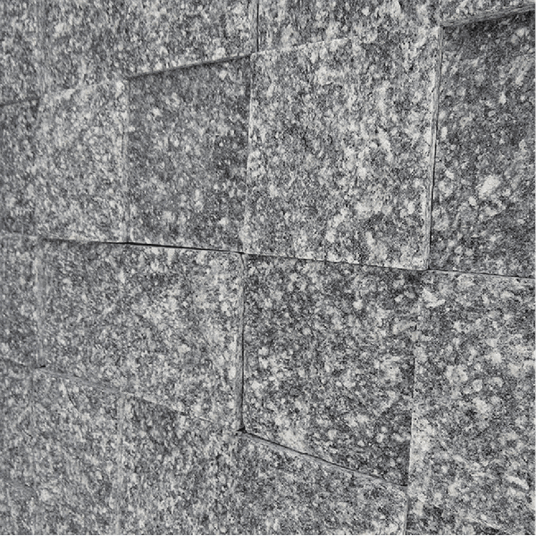 Pedra Madeira Serrada Cinza Amarrado com 0,5m² 11,5x11.5cm