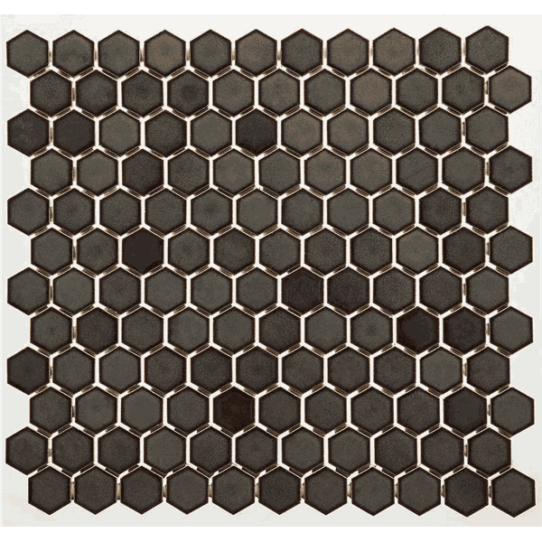 Pastilha de Porcelana Hexagonal - Ardosia  1,43m² Atlas