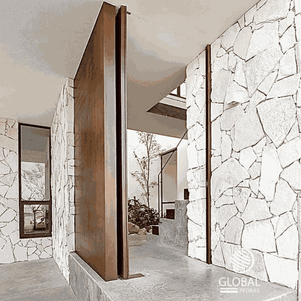Revestimento Natural Pedra Rústica Polar