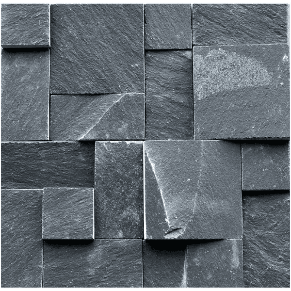 Revestimento Telado Pedra Ferro Preta