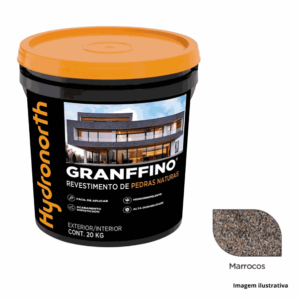 Textura Pedras Naturais Granffino - Marrocos - 20kg