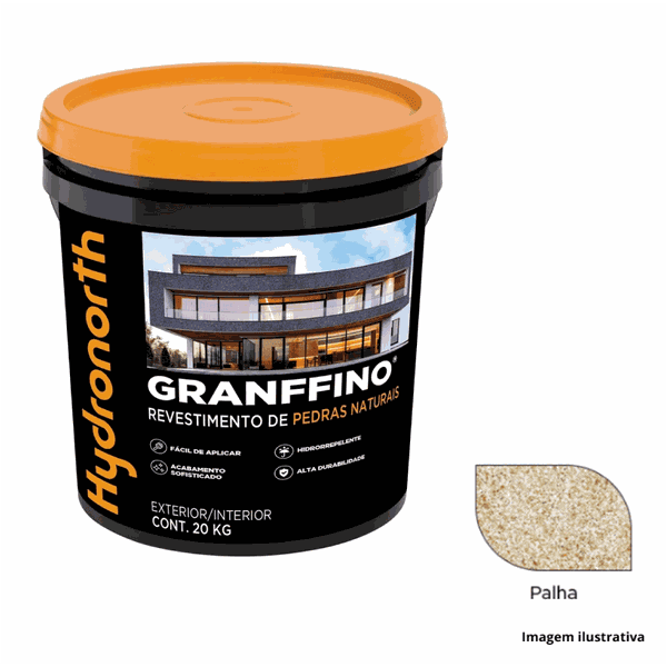 Textura Pedras Naturais Granffino - Palha - 20kg