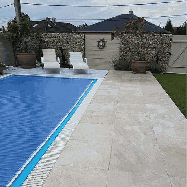  Pedra Para Piscina São Tomé Mesclada - 57 X 57cm