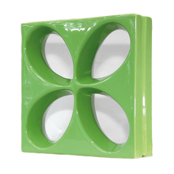 Cobogó Safira - Verde Fortuna - 30x30 cm