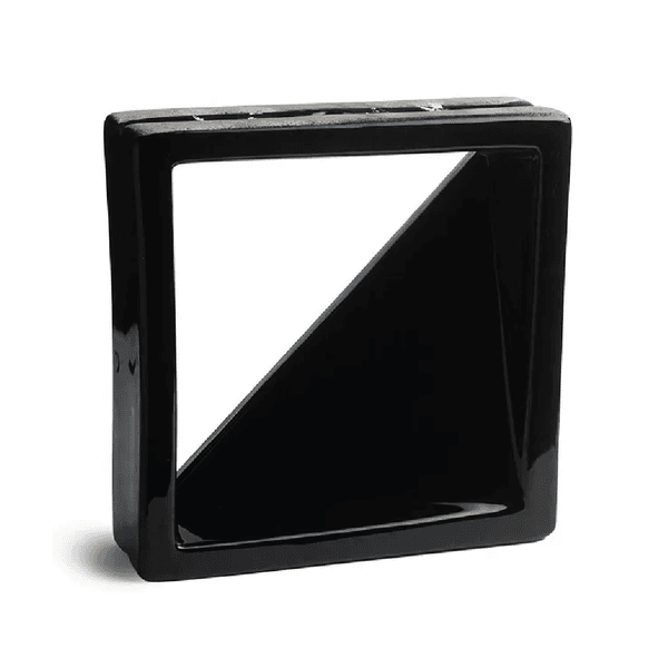 Cobogó Veneziana Simples - Preto - 25x25 cm