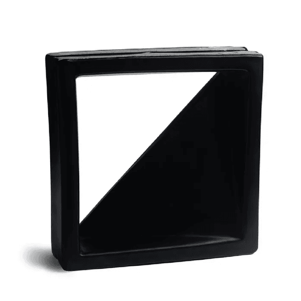 Cobogó Veneziana Simples - Preto Fosco - 25x25 cm