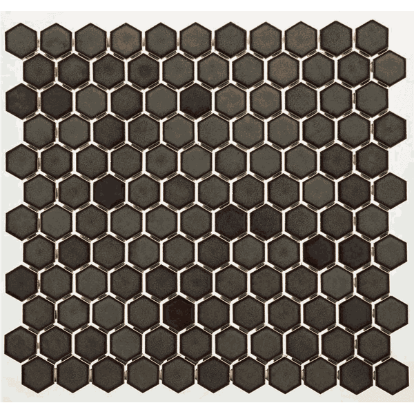 Pastilha de Porcelana Hexagonal - Ardosia  1,43m² Atlas