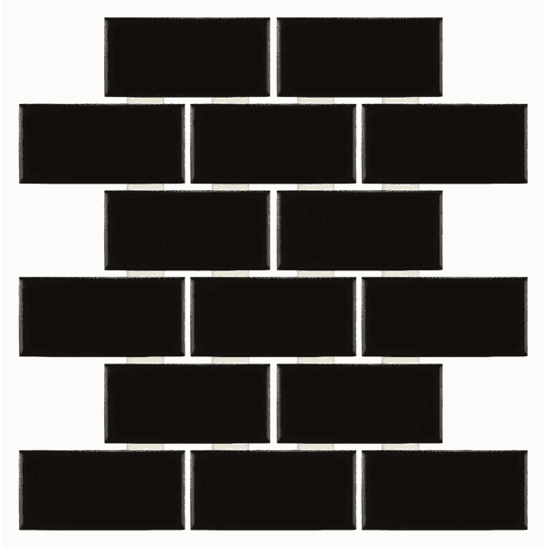 Revestimento 5x10 (Ja) - Om-15287 Nero - Atlas