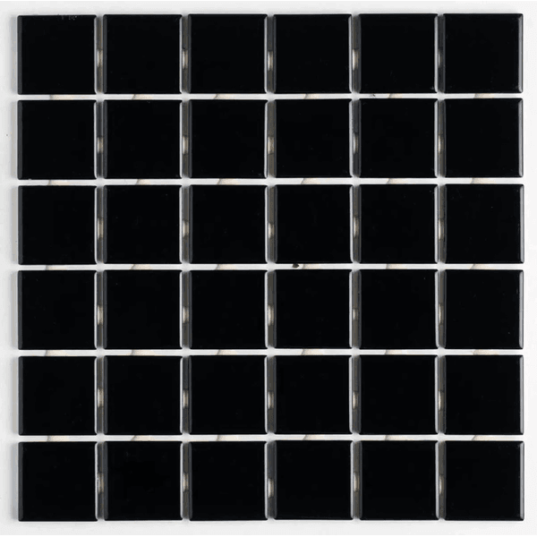 Pastilha de Porcelana 5x5 - B-2105 Preto Caixa 1,41m² Atlas