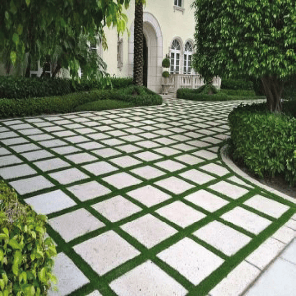 Pisada para Jardim Ardósia Natural 49X49cm