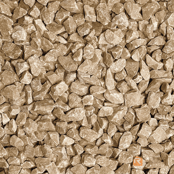 Pedrisco para jardim ouro 20kg - Tam.3