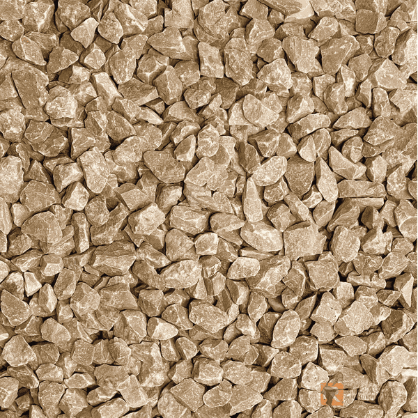 Pedrisco para jardim ouro 20kg - Tam.2