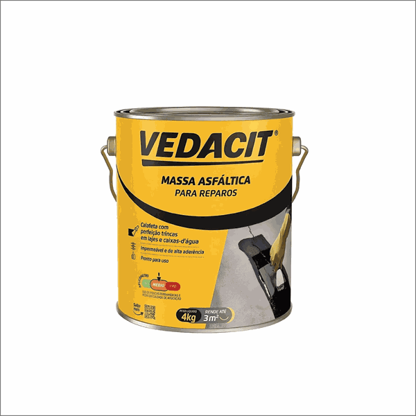 Vedacit Massa Asfaltica Impermeabilizante 4kg