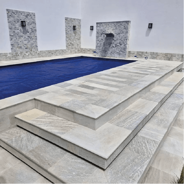 Pedra Para Piscina São Tomé Branca - 20 X 20cm