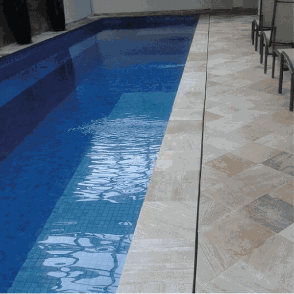  Pedra Para Piscina São Tomé Mesclada - 30 X 30cm