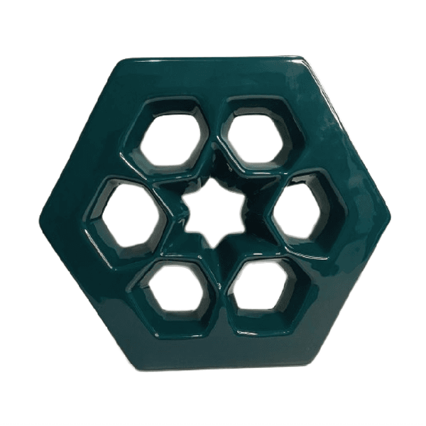 Cobogó Musharabi - Verde Petróleo - 25x29 cm