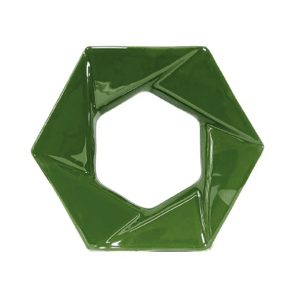 Cobogó de Louça Foco - Verde Hortelã - 25x29 cm - vendido por peça