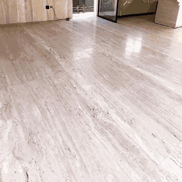 Marmore travertino escovavado resinado - 80x80cm