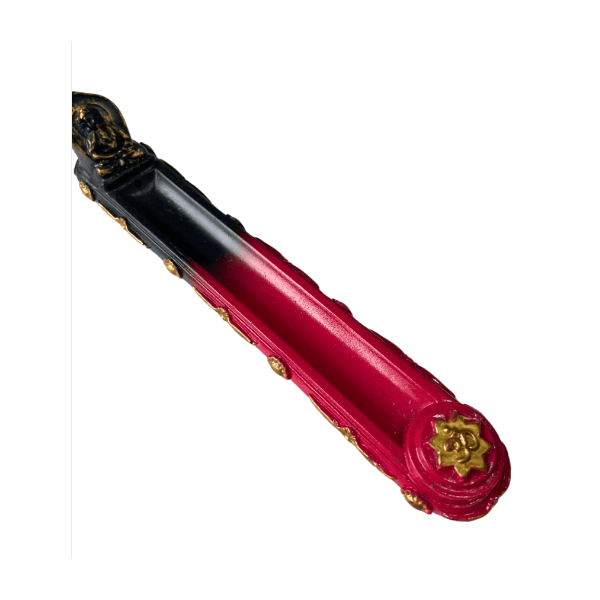 Incensário resina - Vermelho com preto