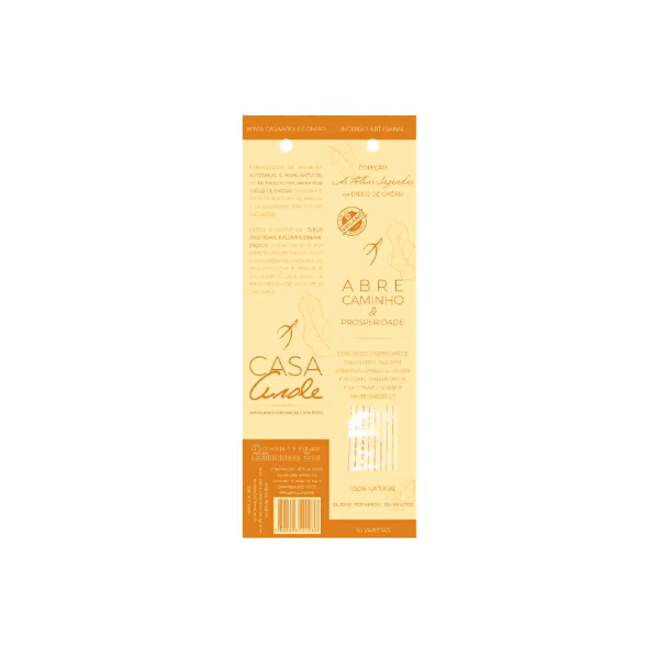 Incenso Natural Abre Caminho &amp;amp; Prosperidade