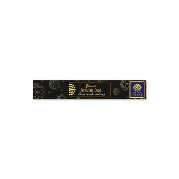 Incenso Ohana Arabian Oud - Clareza Mental e Confiança